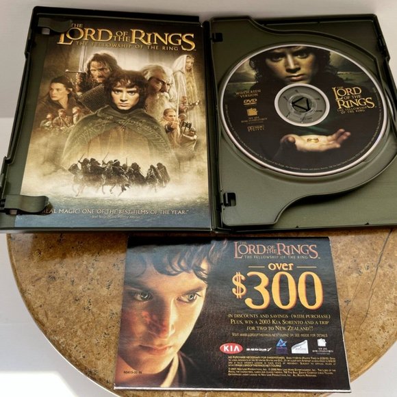Lord of the Rings: Fellowship of the Ring (DVD 2001 Widescreen) (2 Disc Box) - Picture 7 of 7